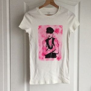 Madonna Hand stenciled T-shirt